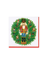 Nutcracker Wreath Cocktail Napkins
