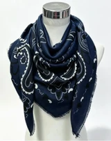 Bandana Print Woolen Scarf