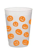 Halloween Pumpkin Pattern Frost Flex Cups