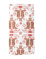 Tea Towel Cowgirl Boots