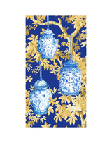 Ginger Jars Guest Towels- Dark Blue