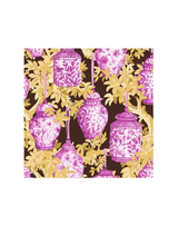 Ginger Jars Cocktail Napkins- Plum