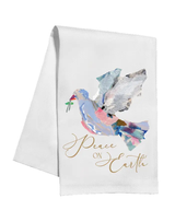 Peace On Earth Dove Kitchen Towel