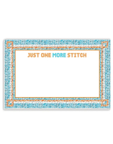 Just One More Stitch Large Notepad