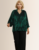 Winnie Velvet Top- Extended Sizes