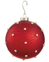 4.75" Bead Mercury Ball Ornament