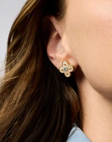 Julie Vos Colette Stud Earring-Champagne