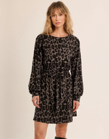 Audrey Leopard Dress