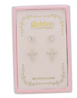 Set of 2 Stud Earrings--Various Designs