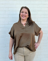 Kendall Top- Olive
