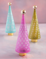 Fetched Etched Cut Glass Tree
