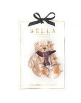 Claw Clip- Tan Bear