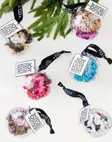 Scrunchie Ornament- Pink Jewels