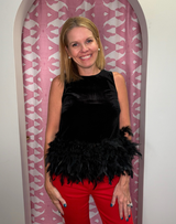 Novella Feather Top