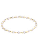 eNewton Gameday Flirty Sincerity Bracelet- White