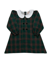 Green Christmas Tartan Dress
