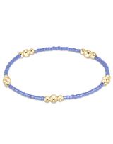 eNewton Hope Purpose Gold Bracelet- Bright Blue
