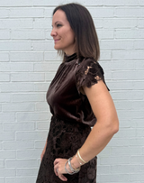 Posie Lace Sleeve Top