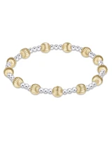 eNewton Dignity Sincerity Mixed Metal 6mm Bracelet