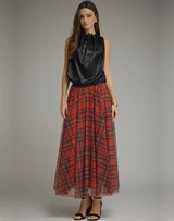 Heidi Plaid Skirt