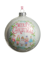 5" Pastel Nutcracker Ballet Ball Ornament