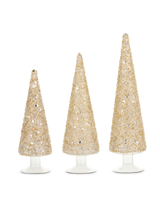 Gold Glitter Trees