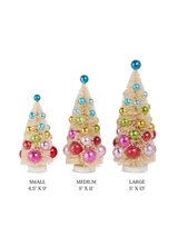 Decorated Bottle Brush Tree
