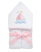 3 Marthas Sailboat Everykid Towel-Pink