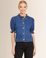 Jenna Denim Top