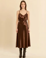 Janie Satin Skirt