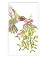 Hummingbird Mistletoe Towel