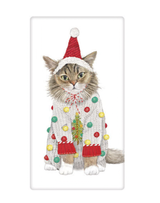 Sweater Cat Bagged Towel