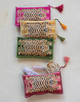 Tiger Zip Pouch - Assorted Colors