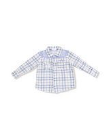 Blue Western Snap Shirt