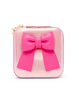 Shiny Jumbo Bow Jewelry Box - Hot Pink Shiny Jumbo Bow Jewelry Box - Hot Pink