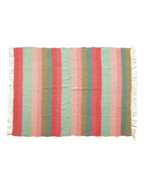 Recycled Cotton Throw with Tassels