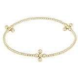 eNewton Signature Cross Beaded Bracelet