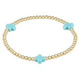 eNewton Signature Cross Pattern Bracelet in Onyx, Pink or Red