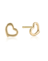 eNewton Love Stud Gold Earrings