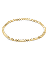 eNewton egirl Classic Gold 3mm Bead Bracelet