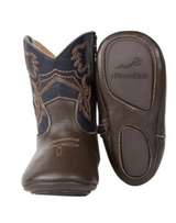 Frisco Navy & Chocolate Boots