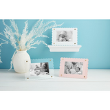 Mud Pie White Scallop Acrylic Frame