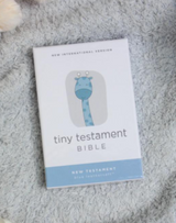 Tiny Testament Bible - Blue