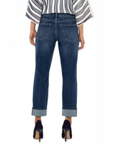 Liverpool Marley Girlfriend Cuffed Jeans