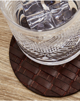 Chestnut Woven Coaster Set