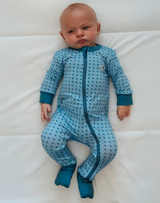 Burlebo Texas Light Blue Baby Zip Up