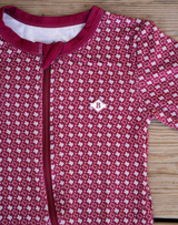 Burlebo Texas Maroon and Gray Baby Zip Up