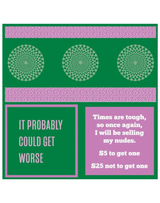 Cocktail Napkins-- Sell Nudes