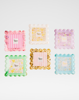 Square Scalloped Acrylic Frame - Assorted