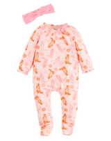 Pink Cowboy Print Sleeper